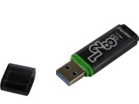 USB Flash Drive 128Gb - SmartBuy Glossy series USB 3.0/3.1 Gen.1 Dark Grey SB128GBGS-DG