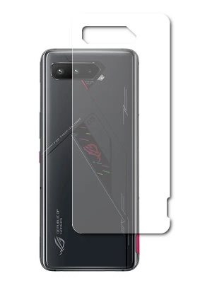 Гидрогелевая пленка LuxCase для ASUS ROG Phone 5s Pro 0.14mm Back Transparent 90033