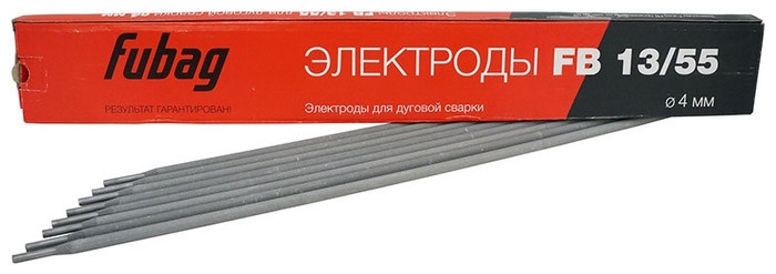 Электроды с основным покрытием Fubag FB 13/55 D4.0mm пачка 900гр 38882