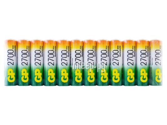 Аккумулятор AA - GP 2700mAh 270AAHC-B12/240 (12 штук)