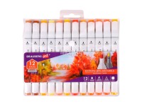 Маркер Brauberg Art Debut White 12шт Autumn 152138