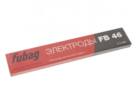 Электроды с рутилово-целлюлозным покрытием Fubag FB 46 D3.0mm пачка 900гр 38856