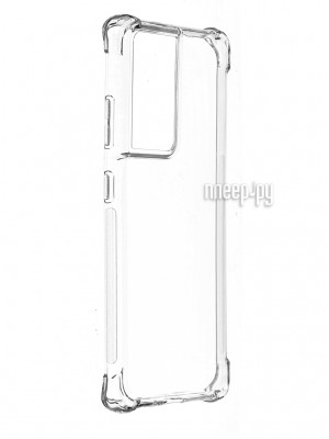 Чехол-накладка Brosco для Samsung S21 Ultra SS-S21U-HARD-TPU-TRANSPARENT