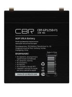 Аккумулятор для ИБП CBR VRLA CBT-GP1250-F1 12V 5Ah клеммы F1 1805042