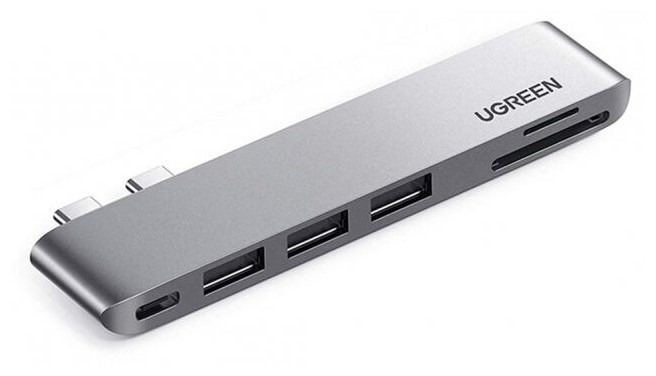 Хаб Ugreen для MacBook 3xUSB 3.0 / SD/TF / USB-C 60560