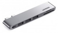 Хаб Ugreen для MacBook 3xUSB 3.0 / SD/TF / USB-C 60560