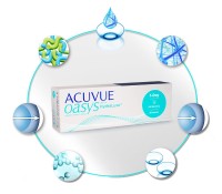 Контактные линзы Johnson &amp; Johnson 1-Day Acuvue Oasys with HydraLuxe (30 линз / 8.5 / -2.75)