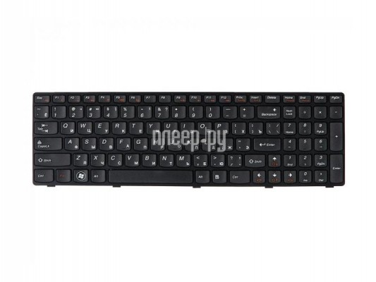 Клавиатура Lenovo IdeaPad Z560 / Z565 / G570 / G575 / G770 25-01013 25-010793 25-012436 Black-Black Frame 25-012436