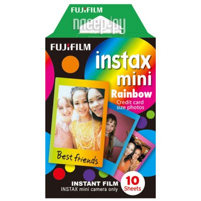 Fujifilm Colorfilm Instax Mini Rainbow для Instax Mini 8/7S/25/50S/90 / Polaroid 300 Instant16276405
