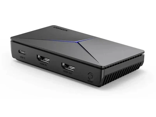 Ugreen CM410 Audio Video Capture Card Mic+Headphone 1080P HDMI Black 10936