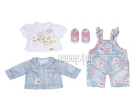 Одежда для куклы Zapf Creation Baby Annabell Джинсовый комплект с ботиночками 706-268