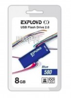 USB Flash Drive  8Gb - Exployd 580 EX-8GB-580-Blue