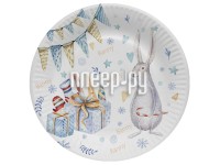Тарелки бумажные Gratias Banny 230mm 6шт 4092614