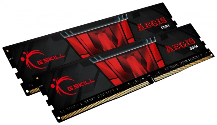 Модуль памяти G.Skill Aegis DDR4 DIMM 3200MHz PC-25600 CL16 - 16Gb KIT (2x8Gb) F4-3200C16D-16GIS