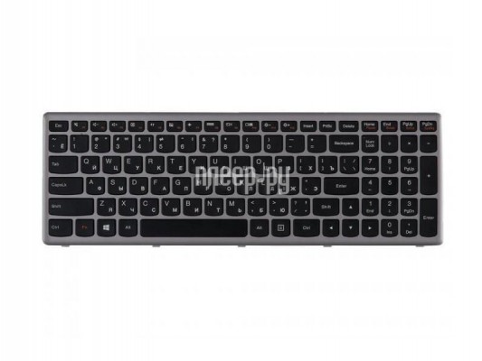 Клавиатура Lenovo IdeaPad Z500 25206529 25206409 Black-Grey Frame 25206409