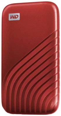 Твердотельный накопитель Western Digital My Passport 500Gb Red WDBAGF5000ARD-WESN