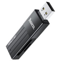 Карт-ридер Hoco HB20 USB 2.0 Black