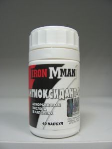 IRONMAN Антиоксидант-С 1капс - 750 мг витамина С 40 капс.