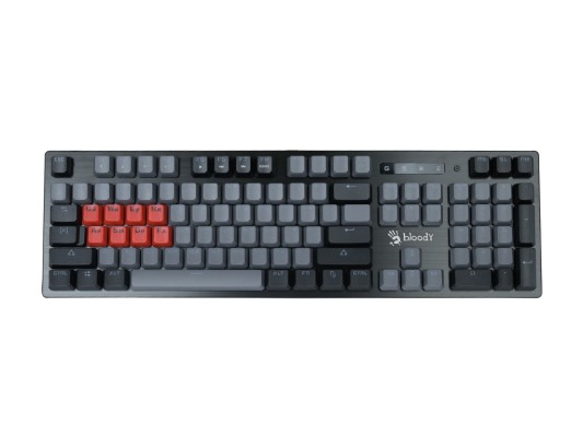 Клавиатура A4Tech Bloody B820R Dual Color  (Blue Switch) Black-Grey-Red