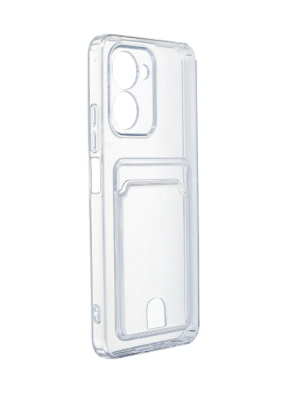 Чехол Neypo для Realme C33 Pocket Silicone с карманом Transparent ACS57238