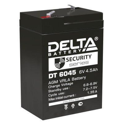 Аккумулятор Delta DT 6045 6V 4.5Ah