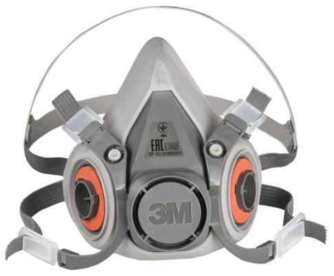Респиратор 3M 6200 класс защиты FFP 3 (до 50 ПДК) р.M 7000038221