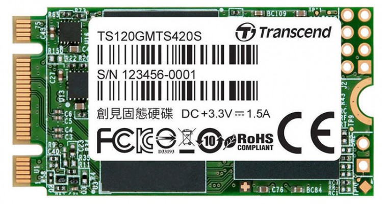 Твердотельный накопитель Transcend MTS420 120Gb TS120GMTS420S