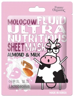 Маска-флюид Funny Organix Molocow Almond Milk ультрапитательная 20g 5698164