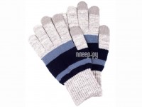 Теплые перчатки для сенсорных дисплеев Territory 0218 Blue-Grey