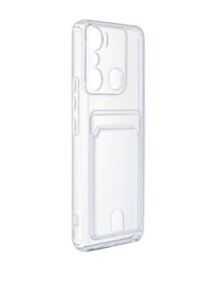 Чехол Neypo для Infinix Hot 20i Pocket Silicone с карманом Transparent  ACS57610
