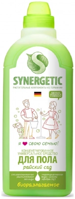 Средство для мытья полов Synergetic Райский сад 750ml 4607971450177