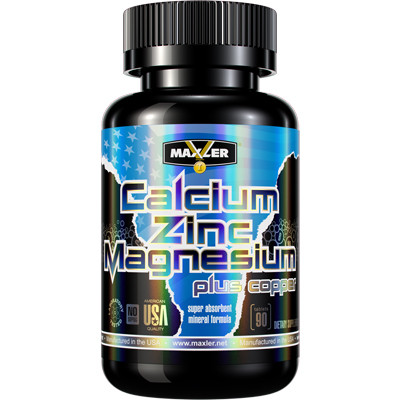Maxler Calcium Zinc Magnesium 90 таб