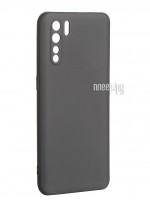 Чехол DF для Oppo Reno 3 с микрофиброй Silicone Black oOriginal-01
