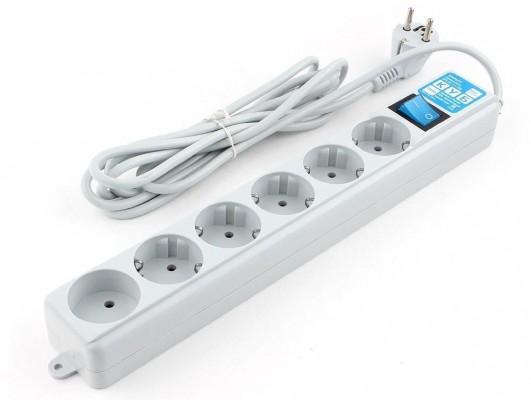 Сетевой фильтр Power Cube Pro 6 Sockets LC-контур 3.0m SPL(5+1)-16B-P-3M