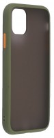Чехол Brosco для APPLE iPhone 11 Khaki-Orange IP11-ST-TPU-GREEN-ORANGE