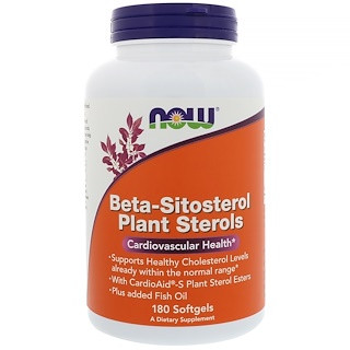 NOW Beta-Sitosterol Plant 180 softgels