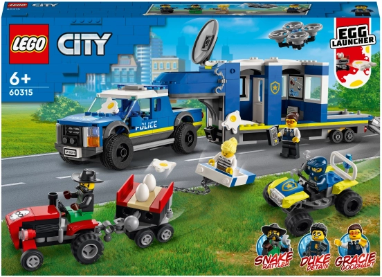 Lego City Police Полицейский мобильный командный трейлер 60315