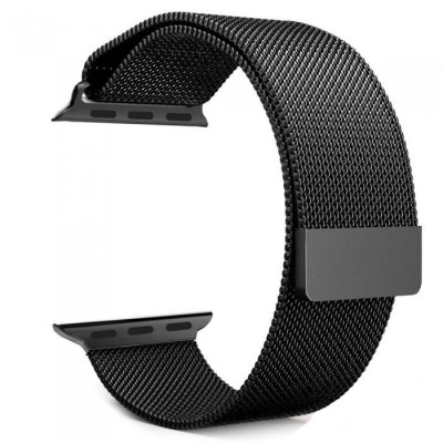 Аксессуар Ремешок Eva Milanesse для APPLE Watch 42/44mm Black AWA002B