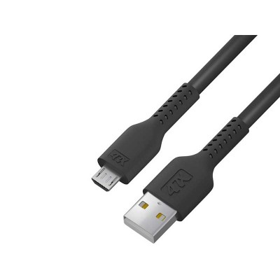 Аксессуар 4PH USB-MicroUSB 50cm Black 4PH-R90061