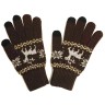 Теплые перчатки для сенсорных дисплеев Territory р.UNI 0315 Brown