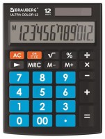 Калькулятор Brauberg Ultra Color-12-BKBU 250497