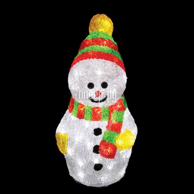 Светящееся украшение Neon-Night Снеговик с шарфом 513-275