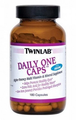 Twinlab Daily One W/IRON W/FLORAGLO 180 caps