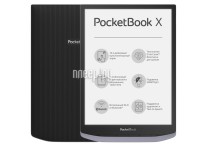 Электронная книга PocketBook X Metallic Grey PB1040-J-RU