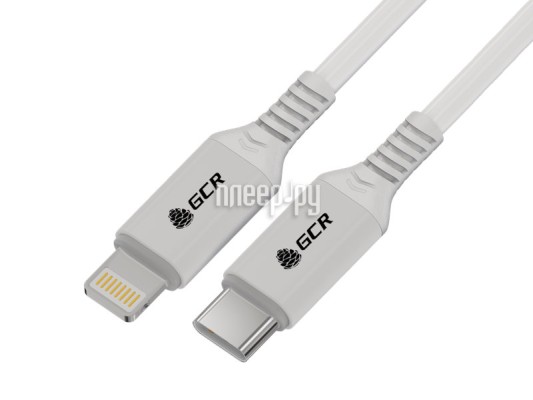 Аксессуар GCR Premium Type C - Lightning MFI 1.5m White GCR-53531