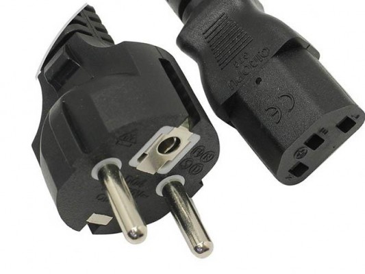 Кабель ExeGate Power PC-3P Schuko - C13 3m Black EP280652RUS