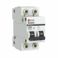 Автоматический выключатель EKF Basic mcb4729-2-25C