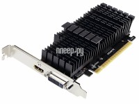 Видеокарта GigaByte GeForce GT 710 954Mhz PCI-E 2.0 2048Mb 5010Mhz 64 bit DVI HDMI HDCP GV-N710D5SL-2GL RTL