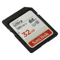 Карта памяти 32Gb - SanDisk Ultra Secure Digital HC UHS-I SDSDUN4-032G-GN6IN (Оригинальная!)