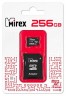 Карта памяти 256Gb - Mirex MicroSDXC Class 10 UHS-I 13613-AD3UH256 с адаптером SD (Оригинальная!)